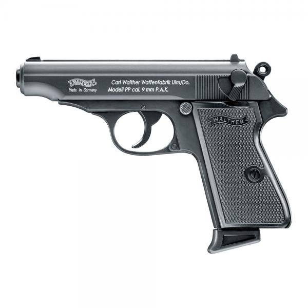 Walther PP black 9mm P.A.K. 